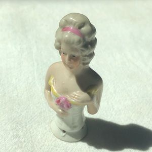 Antique Half Doll, Pin Cushion Doll, 1900s